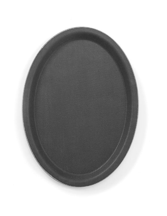 Non-slip tray, oval