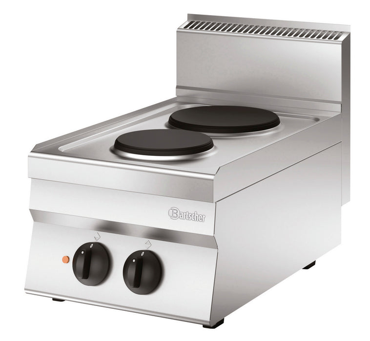 El. stove 650, B400, 2 burner, TA
