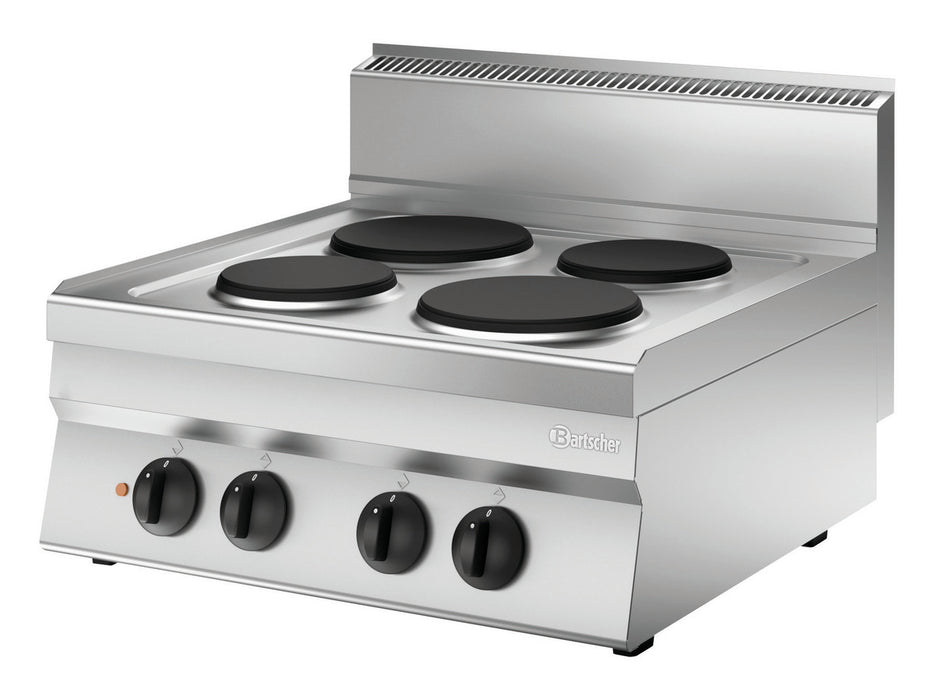 El. stove 650, B700, 4 burner, TA