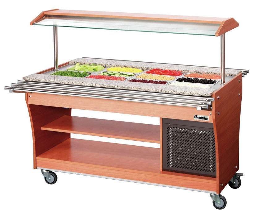 Dienbladgeleider, 1 stuk, 4x 1/1 GN