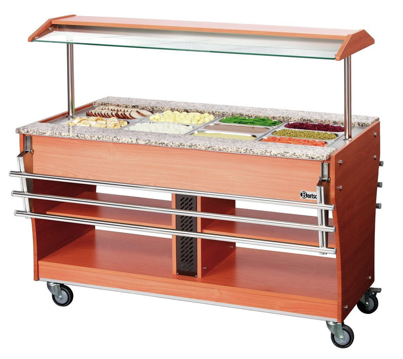 Dienbladgeleider, 1 stuk, 4x 1/1 GN