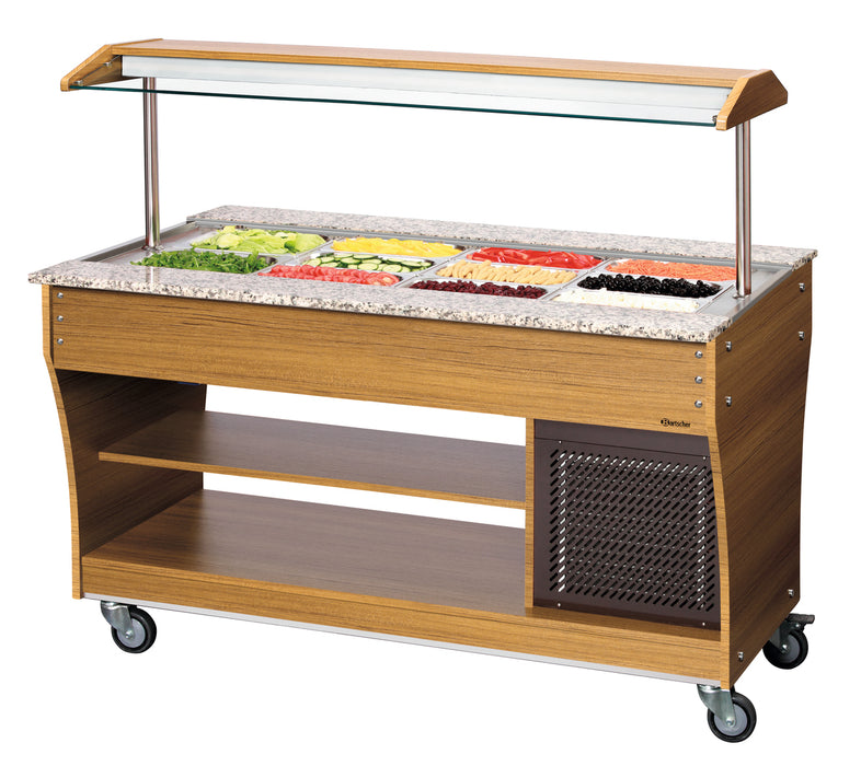 Buffetwagen, koud, 4x 1/1 GN