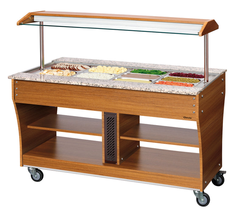 Buffetwagen, warm, 4x 1/1 GN