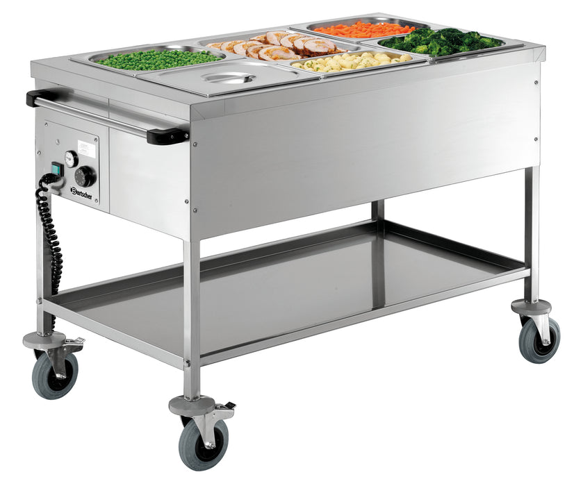 Food transport trolley 3 x 1/1 GN