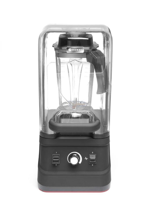 Bar blender met geluiddempende kap