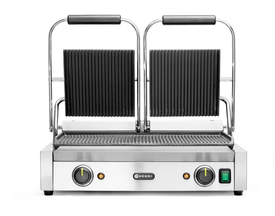 Contactgrill - dubbele versie
Geheel geribd