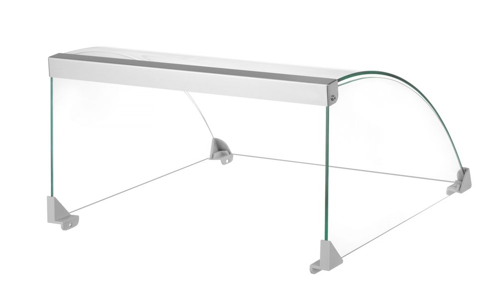 Glazen cover voor worstenroller grill