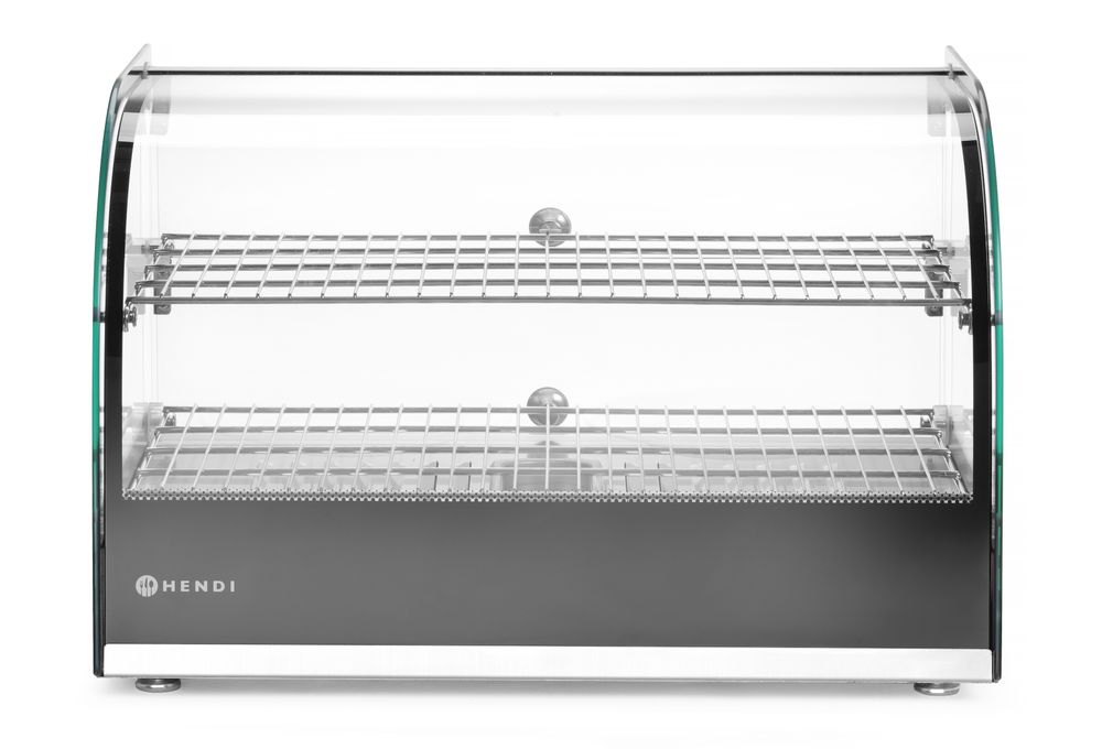 Opzet warmhoudvitrine tweelaags