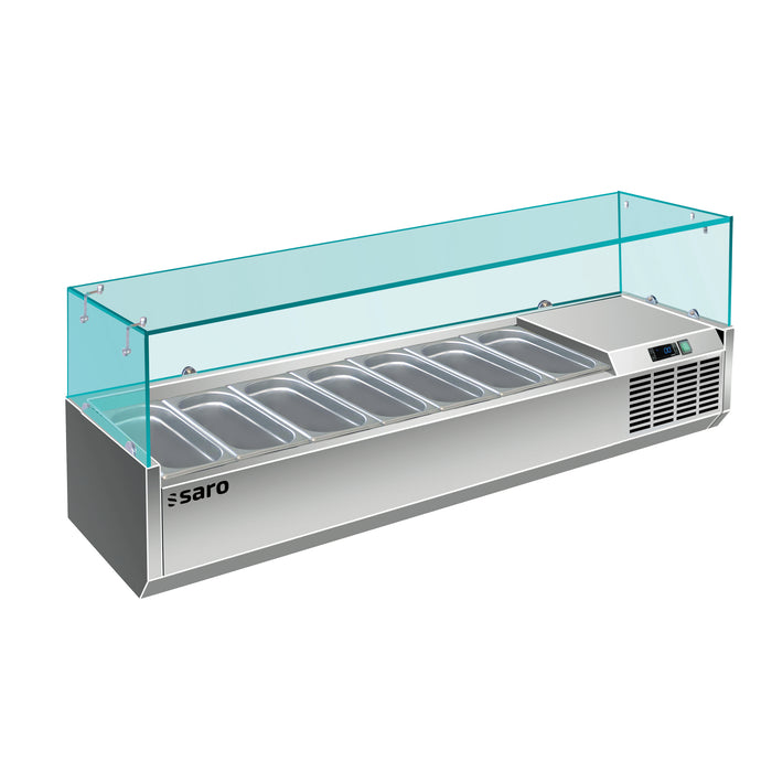 SARO Opzet koelvitrine - 1/3 GN model VRX 1600/380