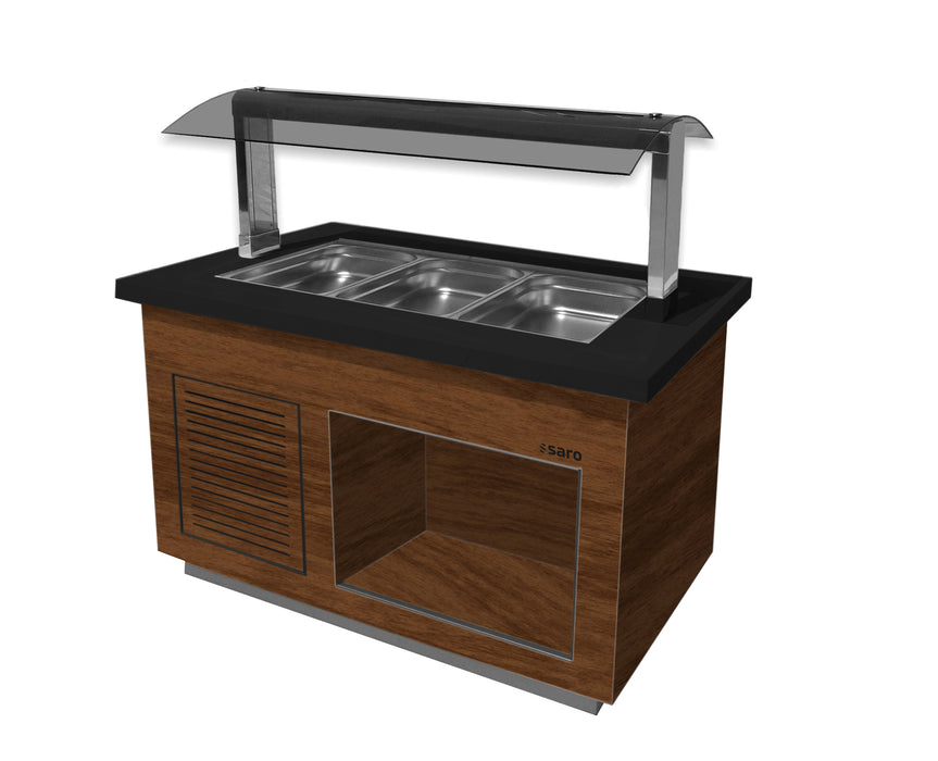 SARO Warm buffet model PREMIUM LINE SB-H 130 okkernoot