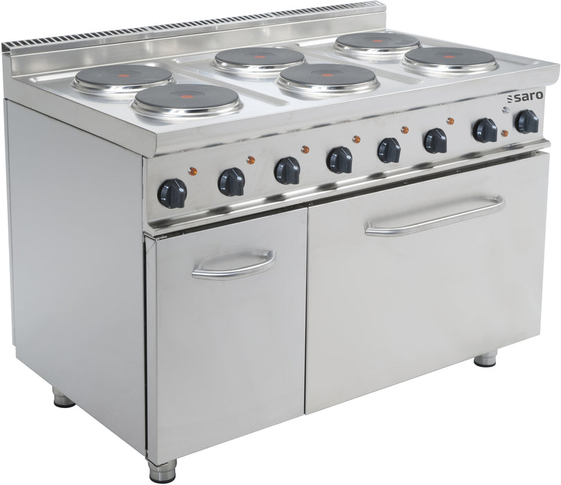 SARO Electric hob with electric oven model E7/CUET6LE