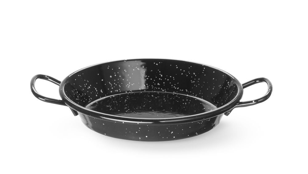 Enamelled paella pans