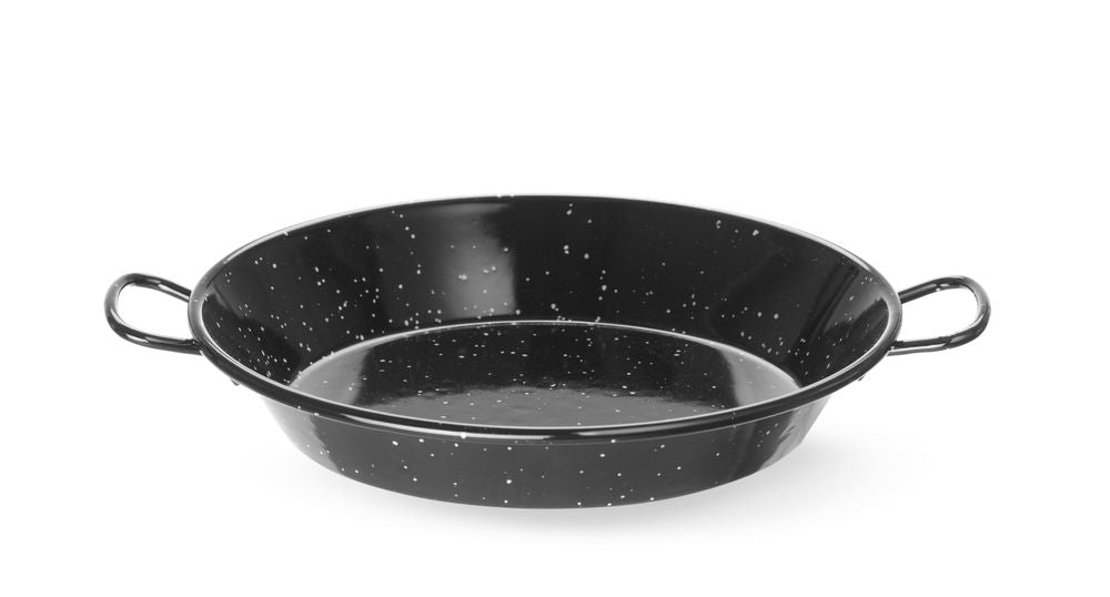 Enamelled paella pans