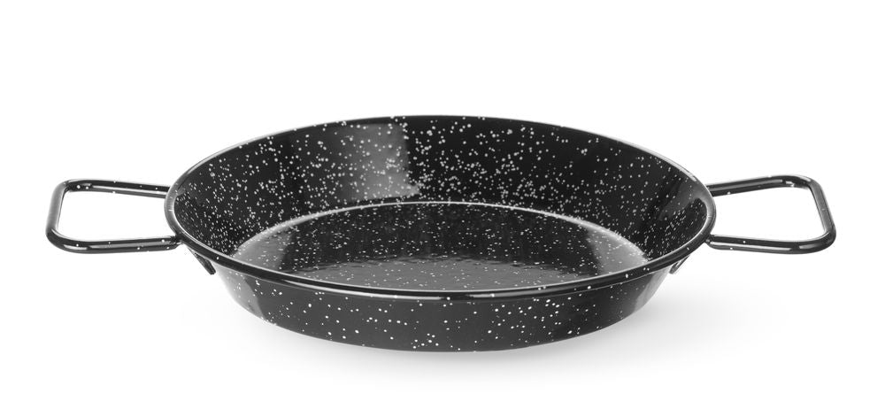 Enamelled paella pans
