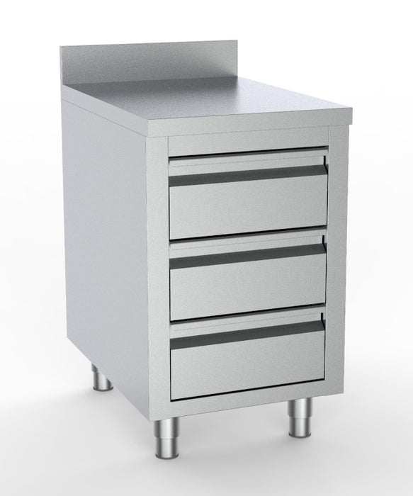 700 WORK TABLE WITH 3 DRAWERS EDGE 500