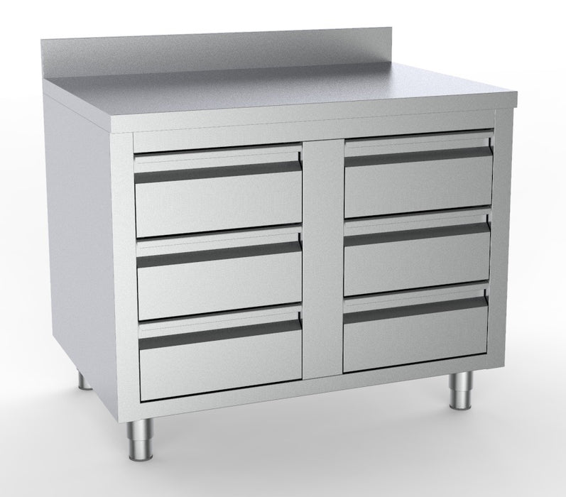 700 WERKTAFEL MET 6 LADEN RAND 1000