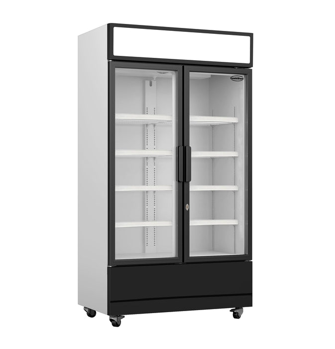 REFRIGERATOR 2 GLASS DOORS FCU-750