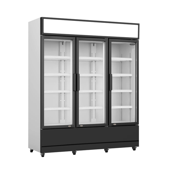 FRIDGE 3 GLASS DOORS FCU-1200