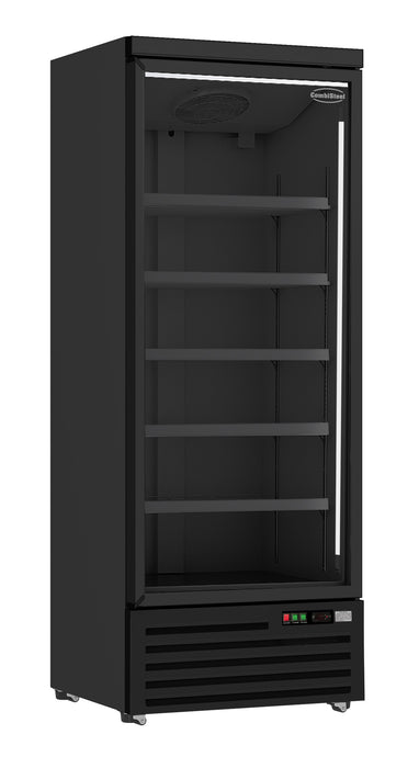 REFRIGERATOR 1 GLASS DOOR BLACK JDE-600R BL