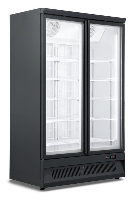 KOELKAST 2 GLASDEUREN SVO-1000R