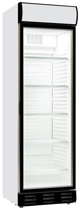 BEVERAGES REFRIGERATOR 1 GLASS DOOR 382L LEFT ROTATING