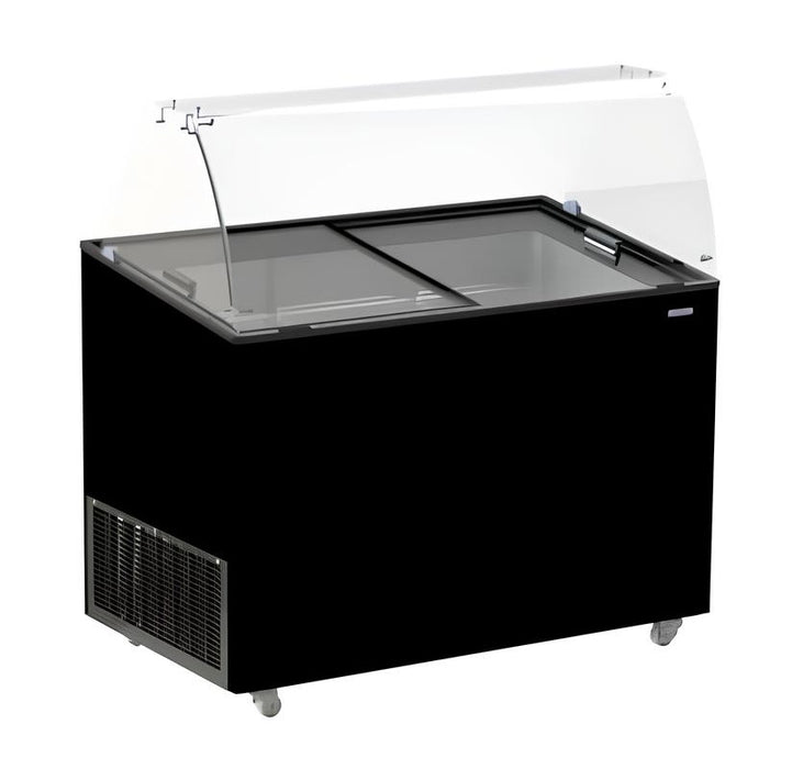 SCHEPIJSVITRINE JAVA ZWART 8x5 LTR