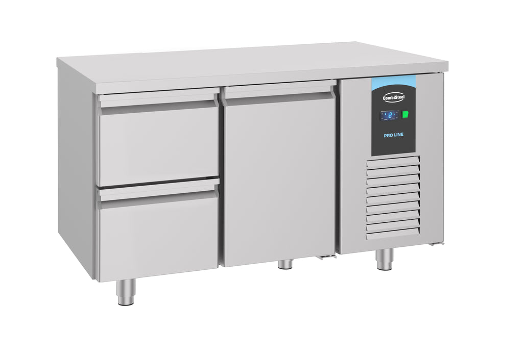 700 REFRIGERATED COUNTER 1 DOOR 2 DRAWERS ENERGY LINE