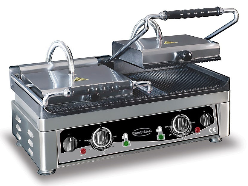 CONTACT GRILL DOUBLE RIBBED
