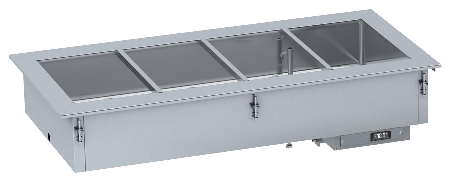 DROP-IN BAIN-MARIE 2/1 - MANUAL WATER FILLING