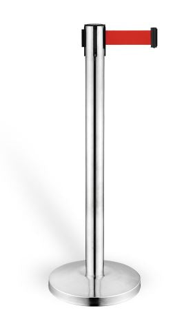 STAINLESS STEEL BARRIAGE POST SET/2