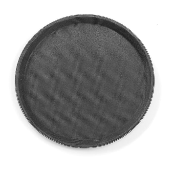 Round tray, non-slip