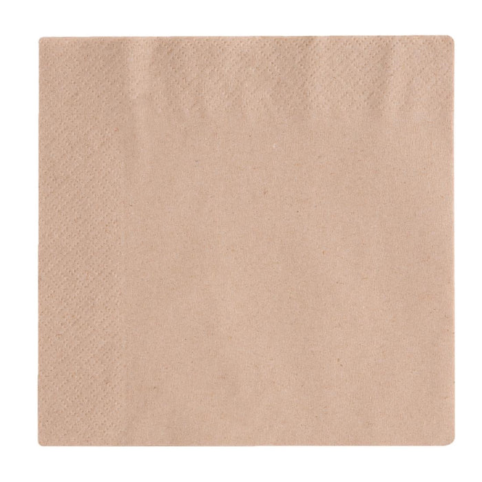 Vegware composteerbare ongebleekte lunchservetten 33cm (2000 stuks)