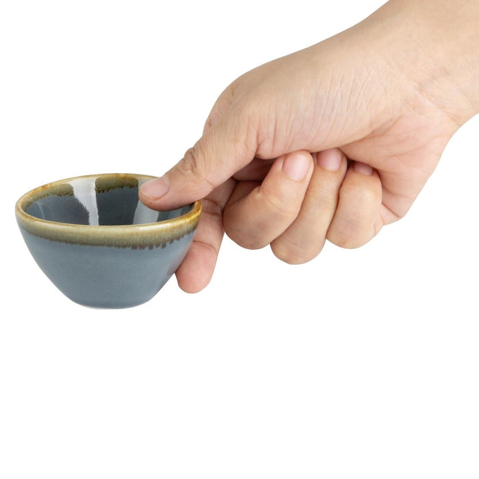 Olympia Kiln dipschaaltjes blauw 7cm (12 stuks)