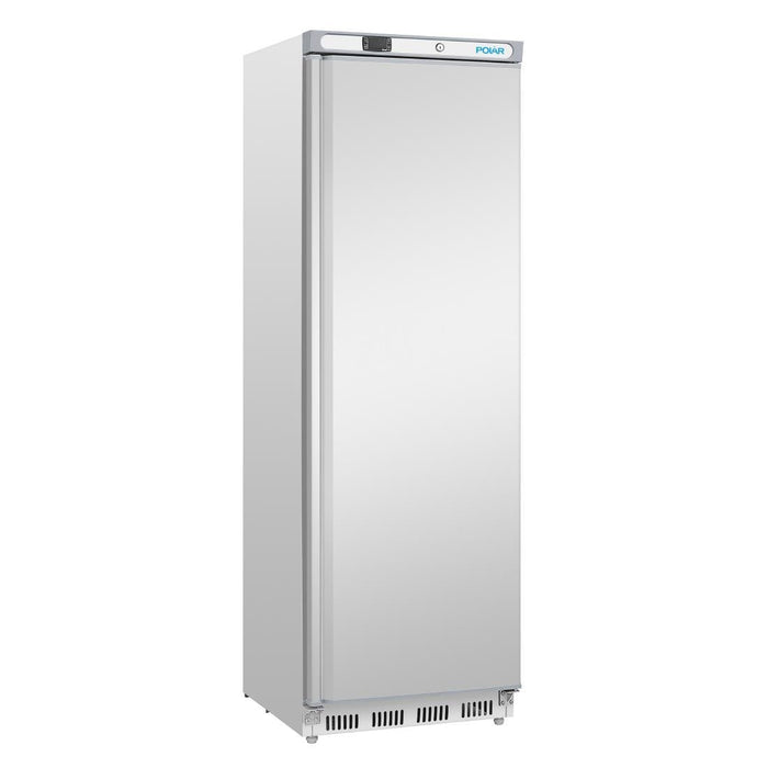 Polar C-serie 1-deurs koeling RVS 400L, ideaal voor professionele keukens met digitale LED-temperatuurweergave.