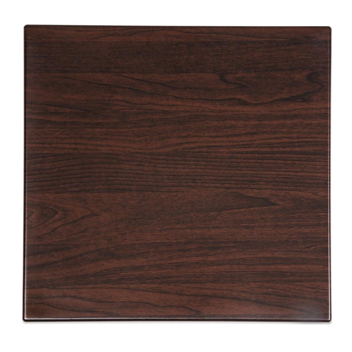 Bolero vierkant tafelblad donkerbruin 60cm