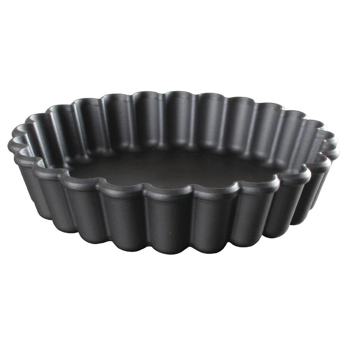 Matfer Bourgeat Exoglass ronde geplooide taartvorm 9cm (12 stuks)