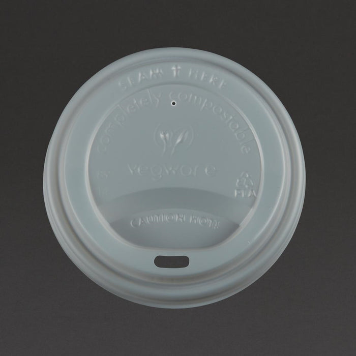 Vegware composteerbare deksels voor 34 en 45cl koffiebekers (1000 stuks)