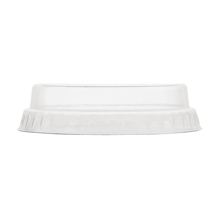 Vegware composteerbare platte deksels zonder gat 20cl (1000 stuks)