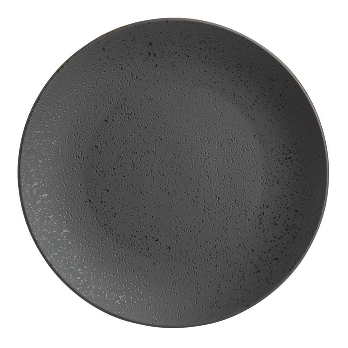 Olympia Fusion ronde borden 20,3cm zwart (6 stuks)