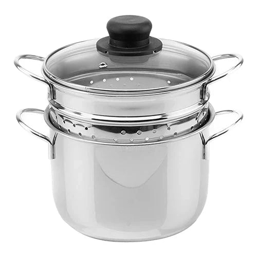  Professionele kook- en soeppan voor het bereiden van grote hoeveelheden in de horeca.