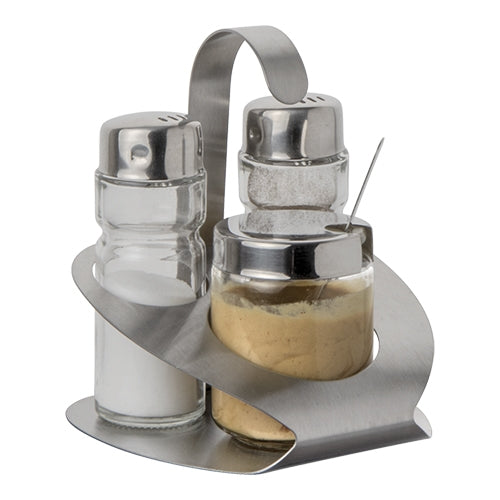 Professionele menage sets voor horeca – met peper, zout en olie-azijnhouders