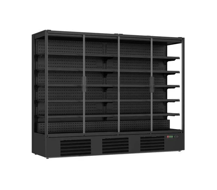 Wandkoelmeubel met open front – geschikt voor zelfbediening van gekoelde dranken of etenswaren in winkel of horeca