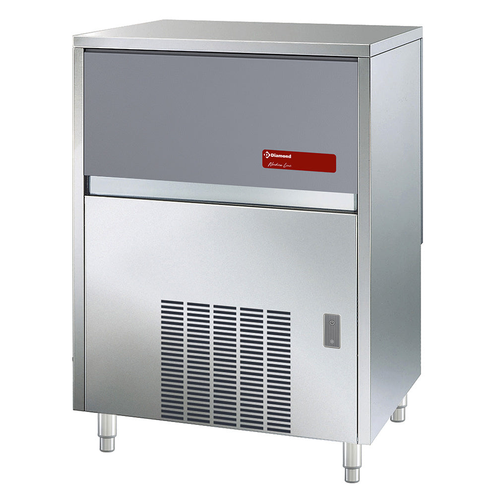 Ijsblokjesmachine met ijsblokjes van 18 g, 67 kg per 24 uur, opslag 40 kg, watergekoeld, Diamond ICE70W-R2