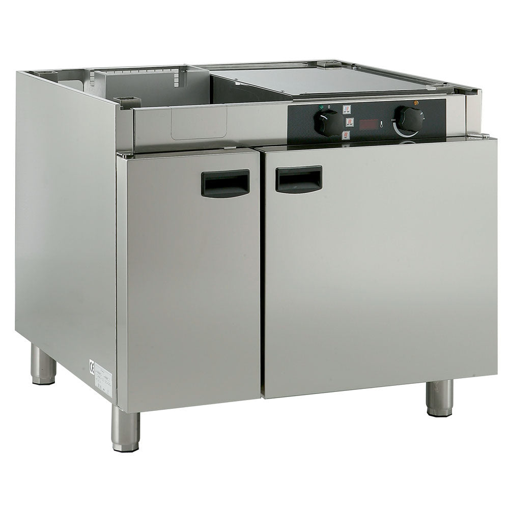 Verwarmde kast met deuren onder ovens van 6 en 10 x GN 1/1, Diamond AC/AC6-10-X