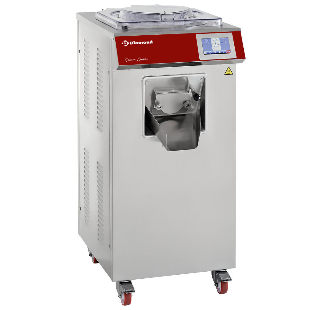 Crème- en sauskoker (pastoturbine) 30 l/u, watergekoeld, touchscreen, Diamond CCU/30WT