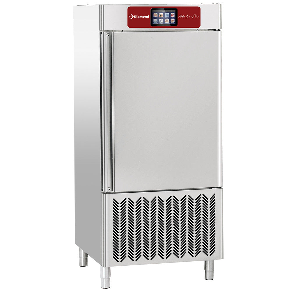 Snelkoeler/snelvriezer (blast chiller) voor 10 x GN 1/1, 40/25 kg per cyclus, touchscreen, deur links, Diamond DBT101/TS-R2-GX