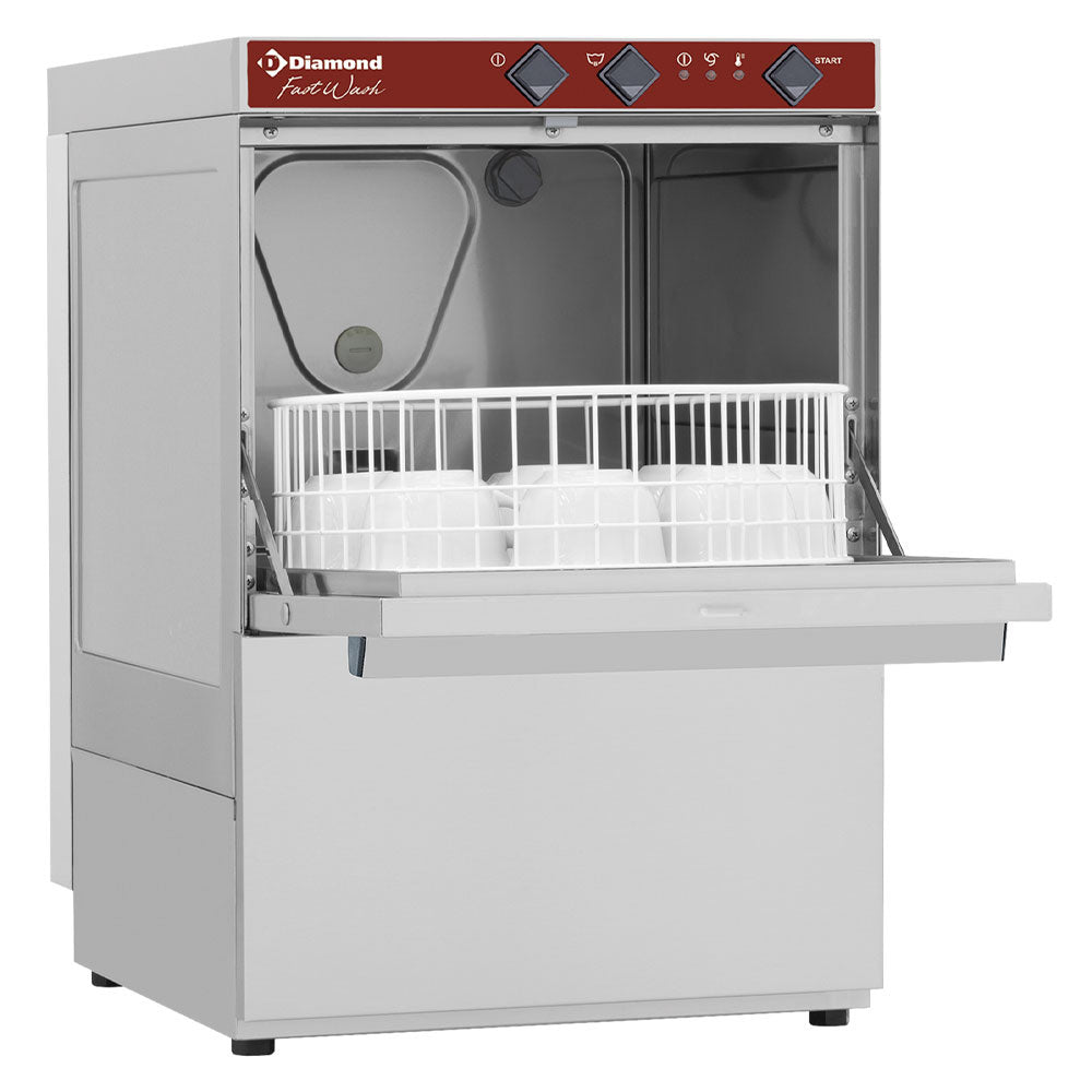 Glazenspoelmachine, ronde mand Ø 35 cm, Diamond DC202/6R