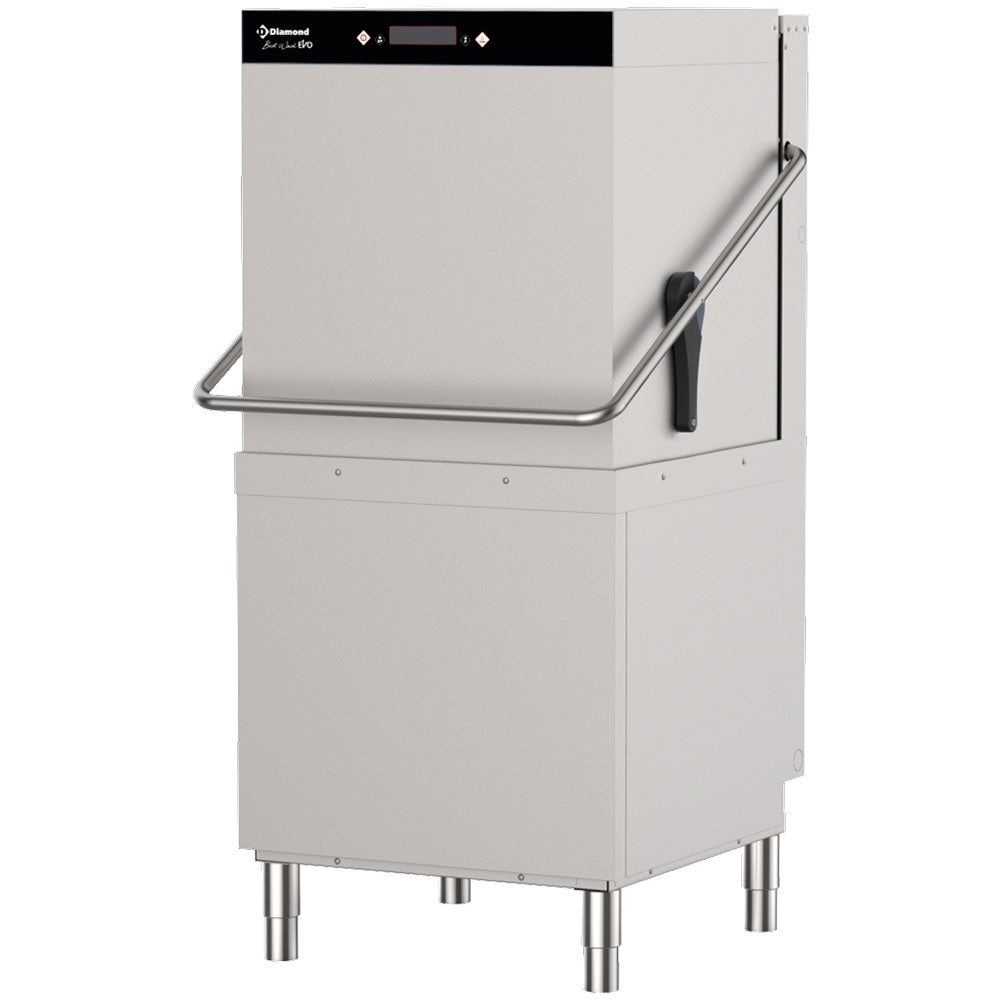 Vaatwasser met kap en pannenwasser, mand 60 x 50 cm, Full Hygiene, Diamond DCR49/EV