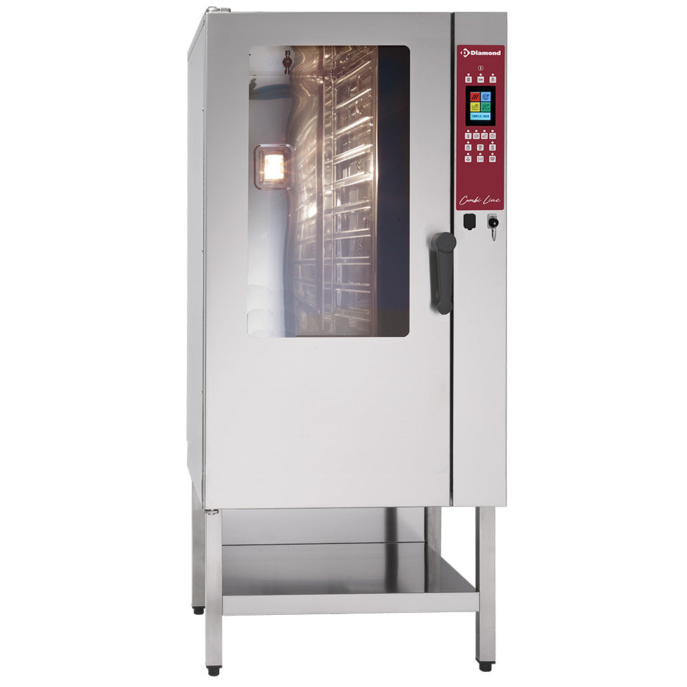 Elektrische combisteamer 15x GN 1/1, touchscreen en automatische reiniging, Combi Line, Diamond DFV-1511/PTS