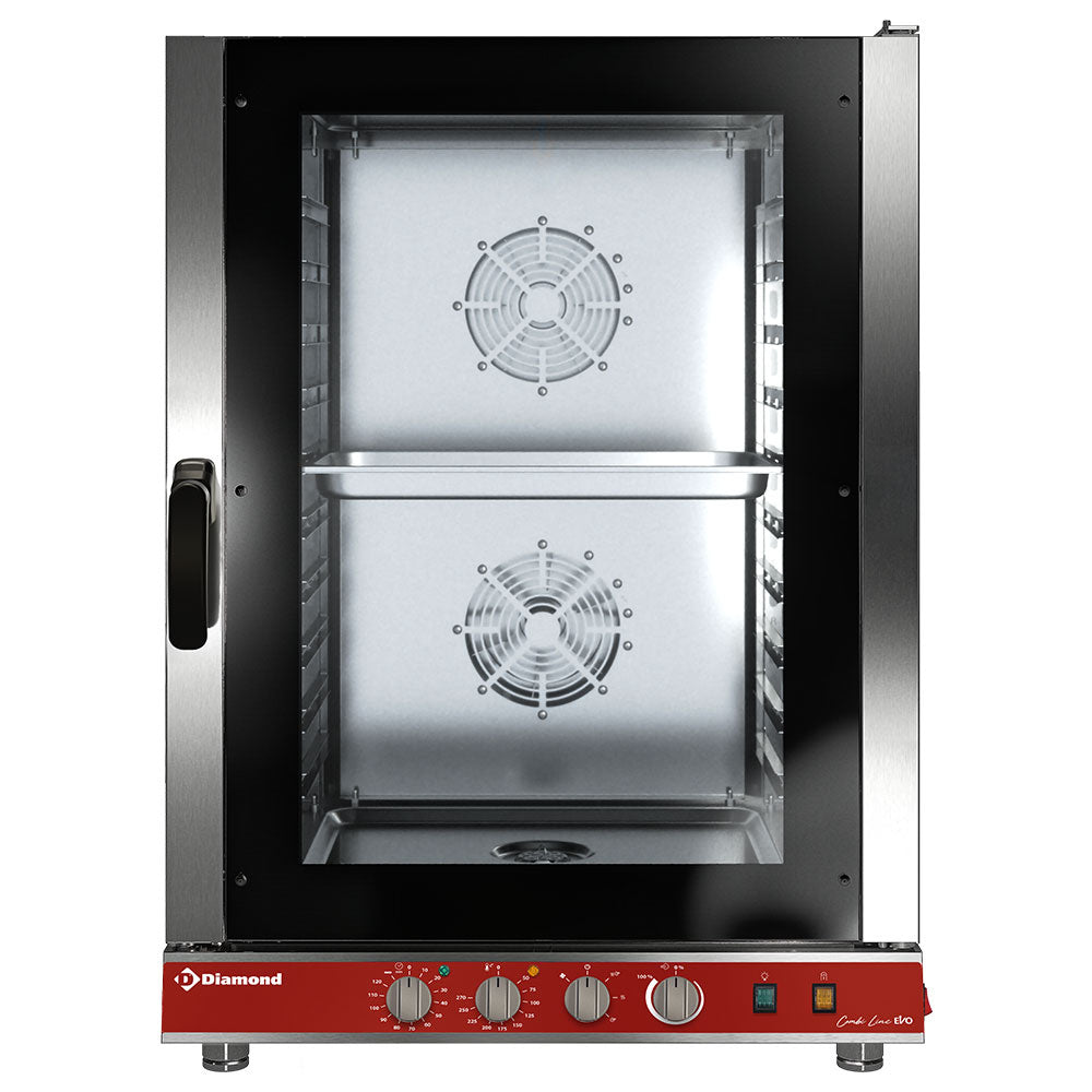 Elektrische combisteamer 10x GN 1/1, mechanische bediening, Combi Line EVO, Diamond DFV1011/CMC